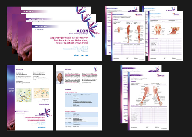 Allergan Broschüre, Flyer, etc.