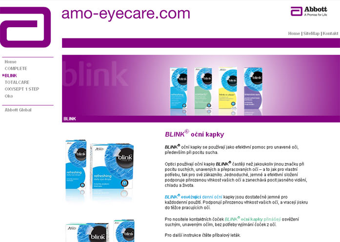 3We Portfolio Web: AMO Eyecare 1