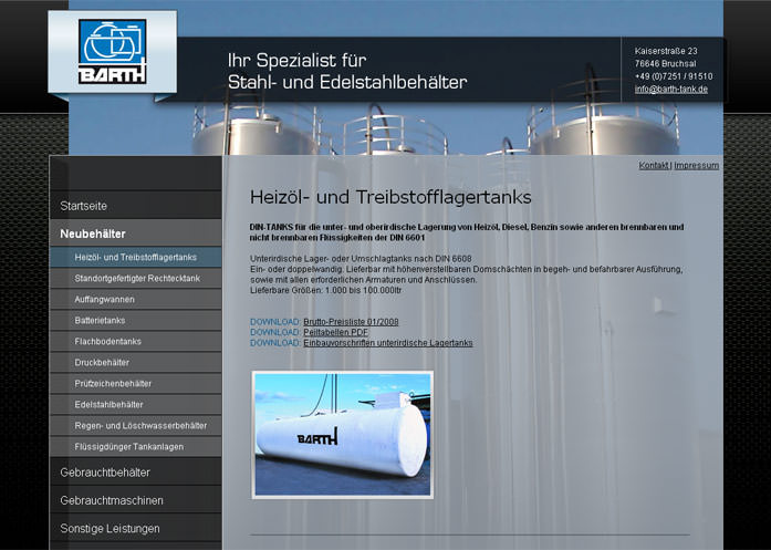 3We Portfolio Web: Barth Tank 1