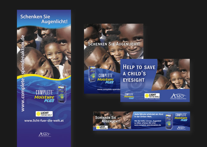 3We Portfolio Kampagne: AMO Charity