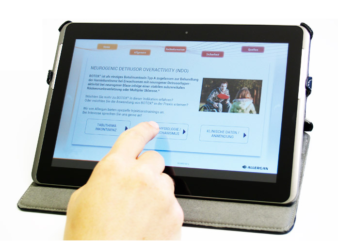 3We Portfolio App: Pharm Allergan Botox App 1