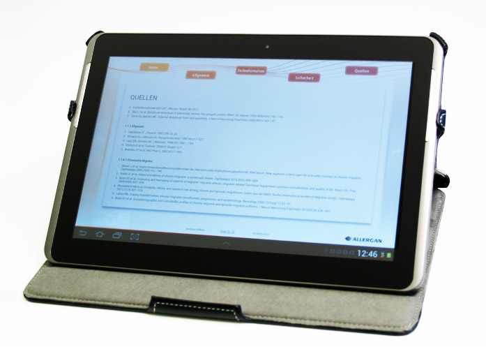 3We Portfolio App: Pharm Allergan Botox App 7