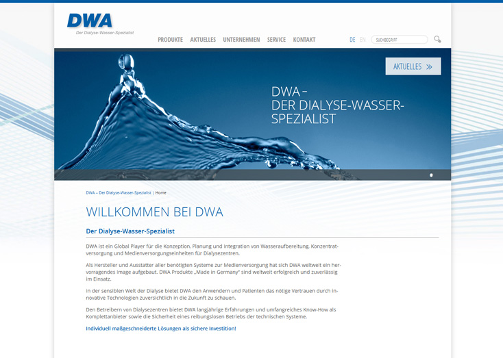 3We Portfolio: Website DWA-online.com 2