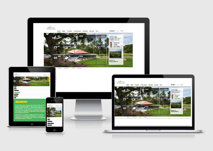 3We Portfolio: Website Golfclub-bruchsal.de