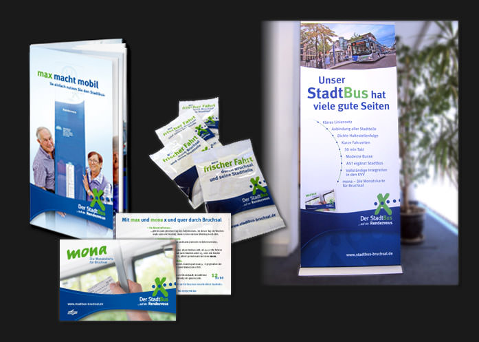 3We Portfolio Kampagne: Stadtbusverkehr Bruchsal Kampagne