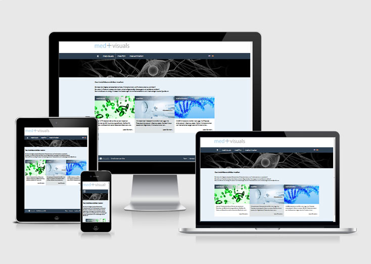 Responsive Website Medvisuals 2